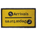 FI1 Arrivals Departures Doormat