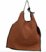 Brown Raffia Snoopy Handbag