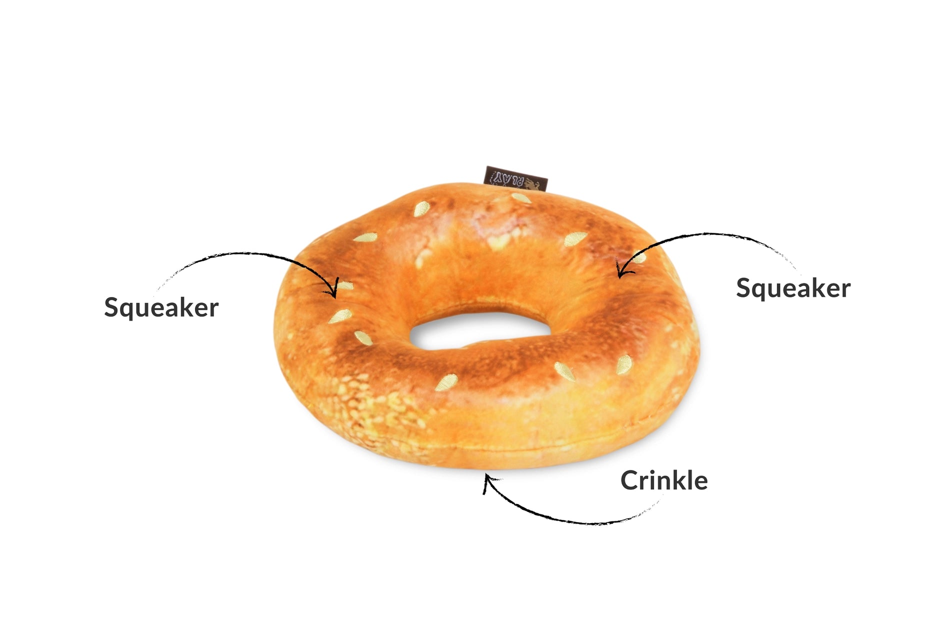 Montreal Bagel Dog Toy