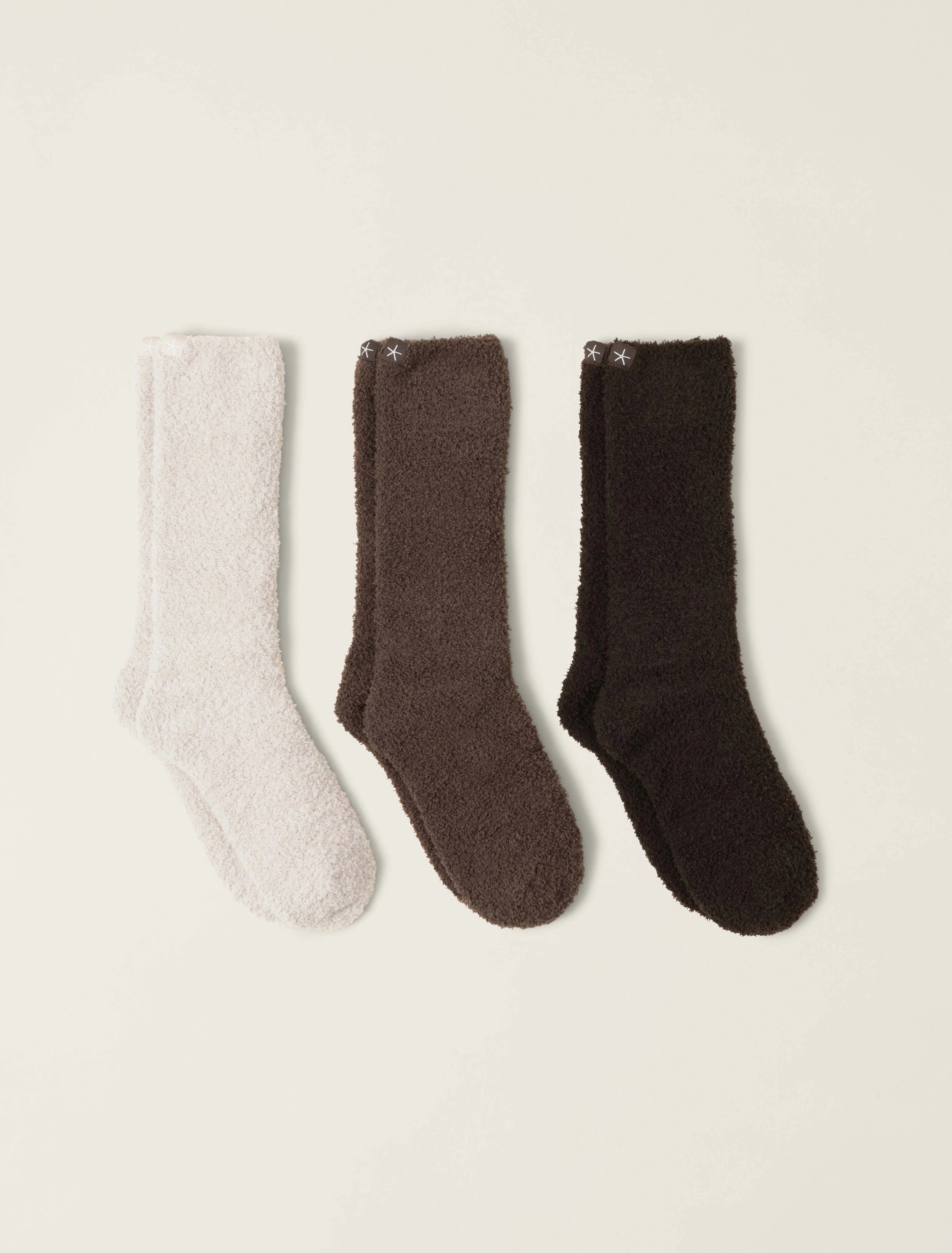 Espresso Cozychic Sock Set of 3