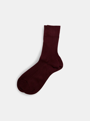 Bordeaux Bio Simple Socks
