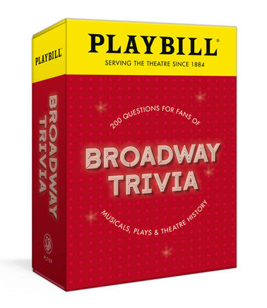 Playbill Broadway Trivia Game