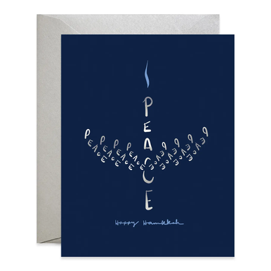 Peace Menorah Card