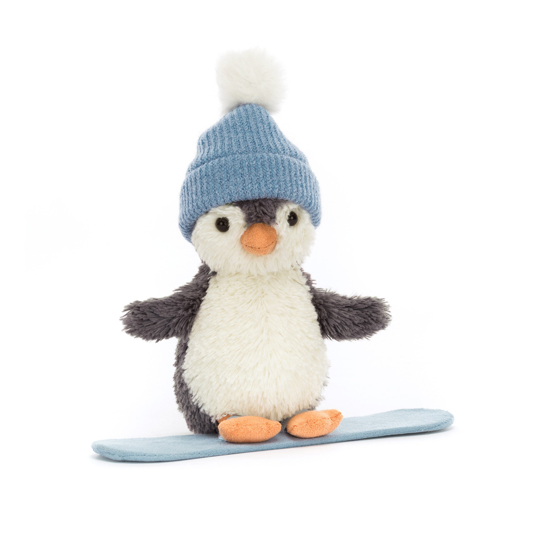 Peanut Penguin Snowboard Stuffed Animal