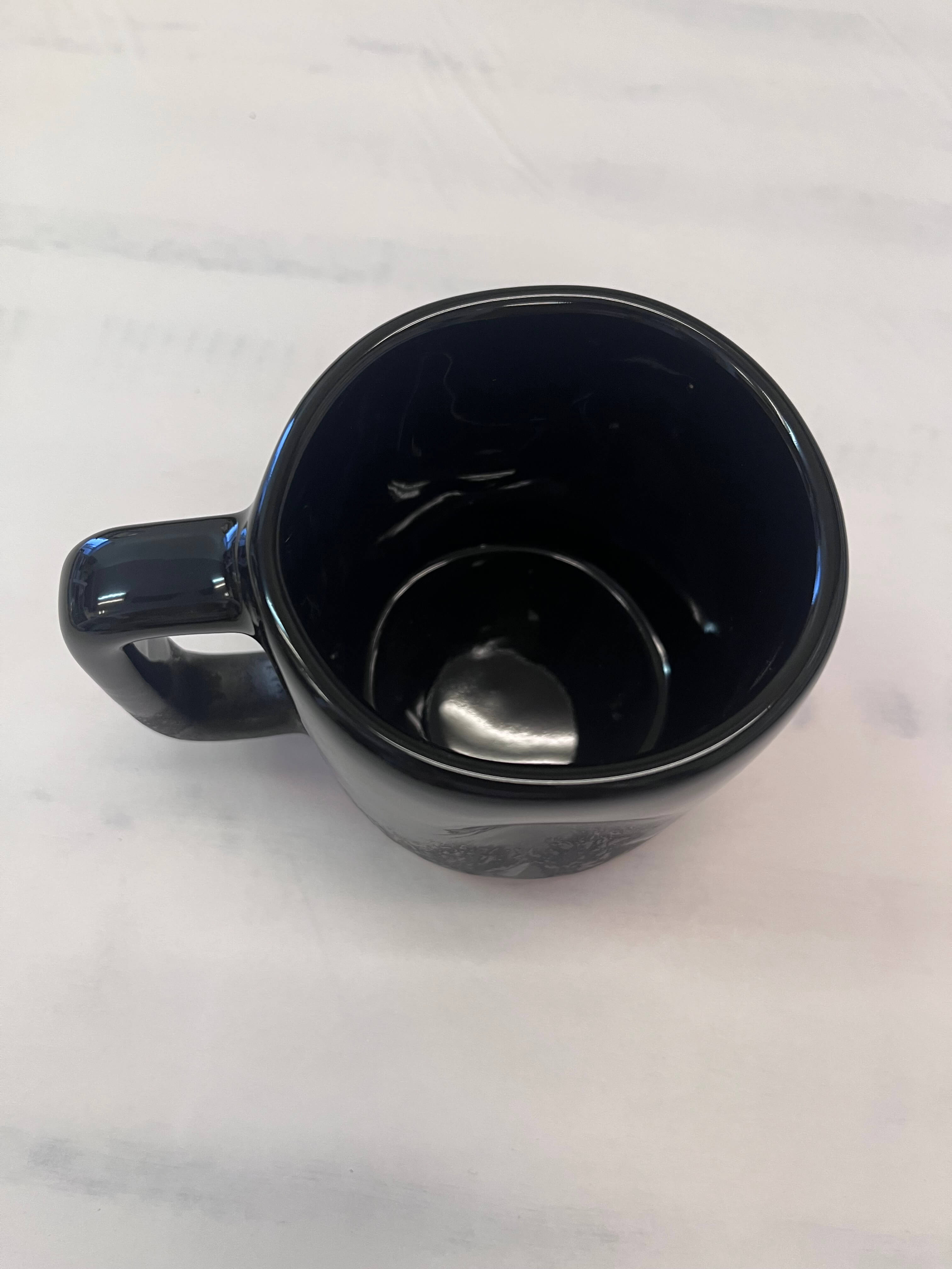 Black on Charcoal Small Mug