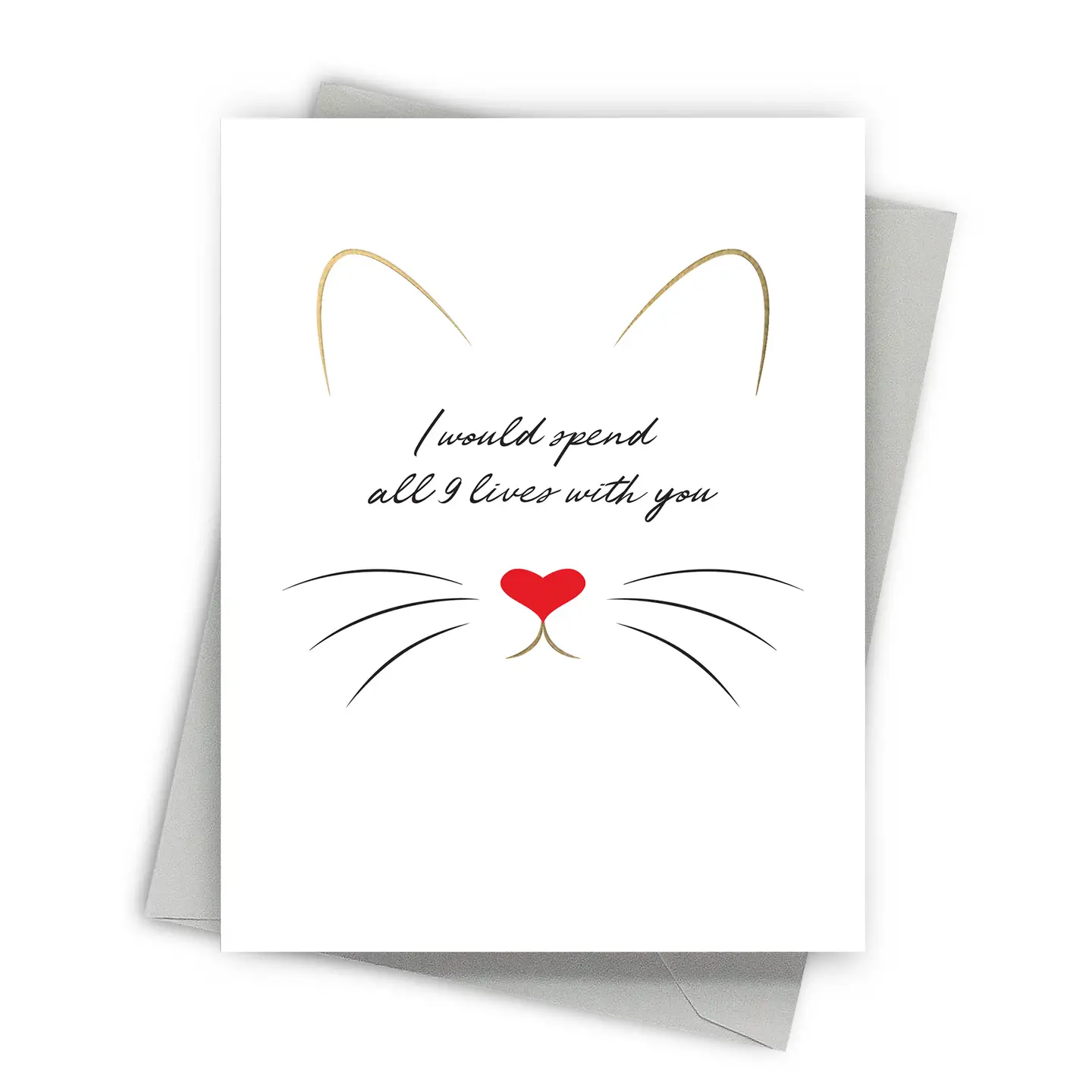 9 Lives &ndash; Love and Valentine's Day Greeting Card