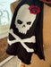 Skull Brown Cashmere Scarf