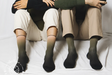 Vert Beige Gradient Socks