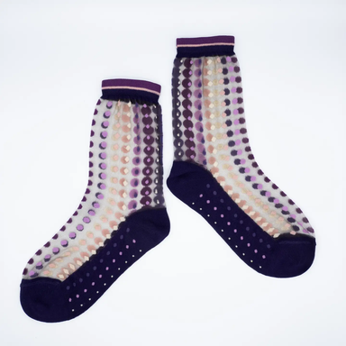 Vetrata Purple Socks 39-41