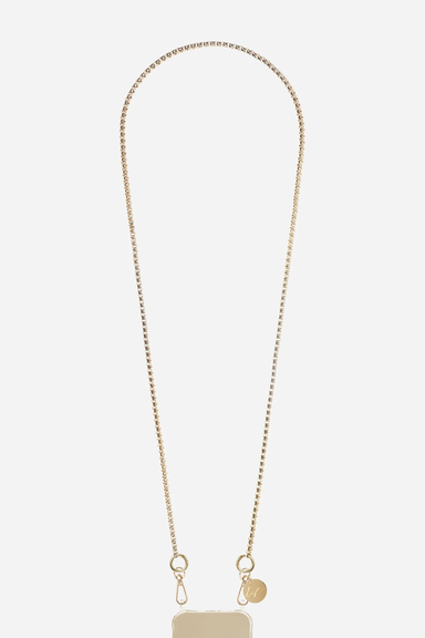 Lia Gold Metal Long Phone Chain