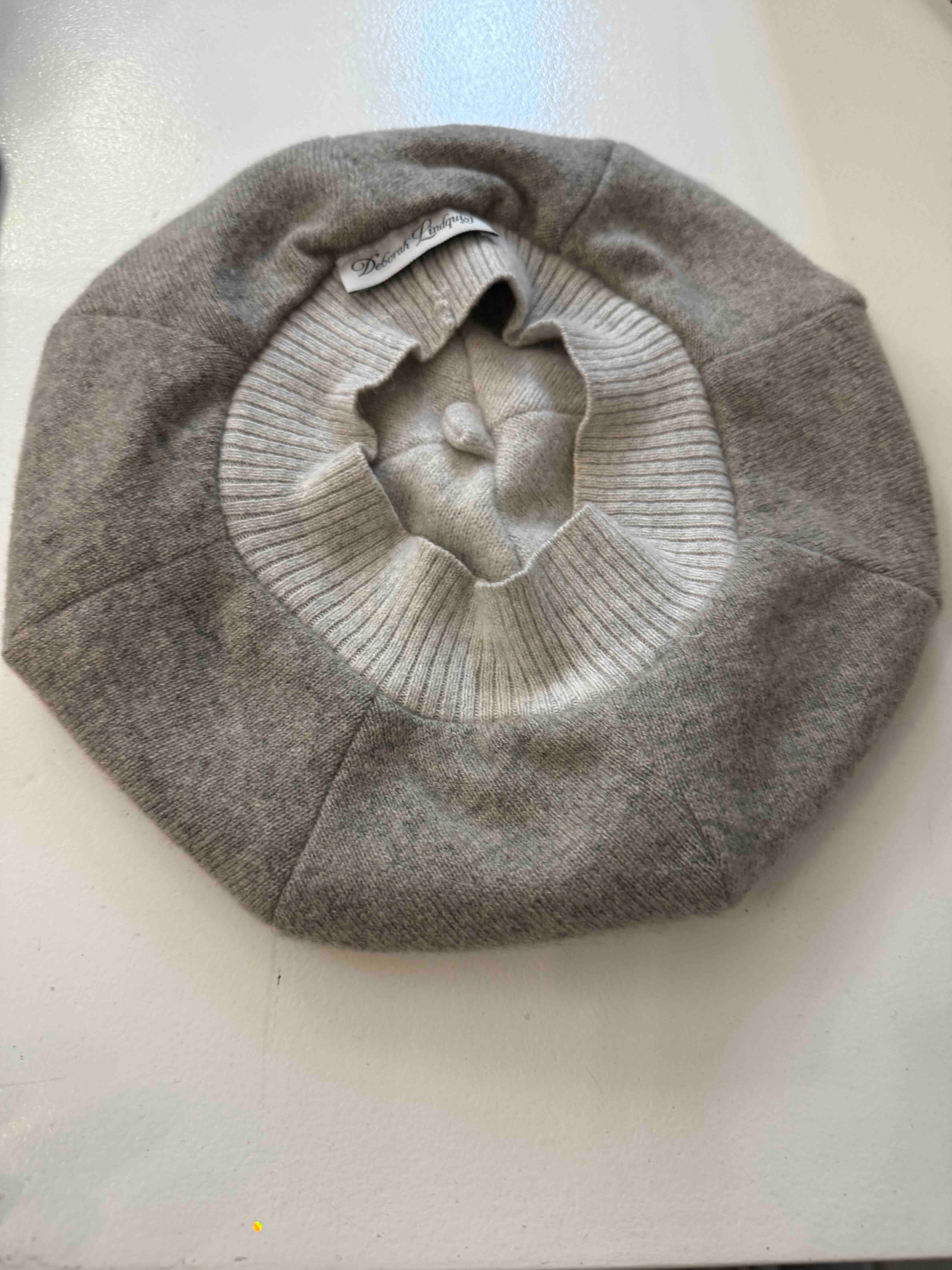 Taupe Light Grey Beret