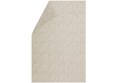 Carla Off White Knitted Pattern Throw Blanket