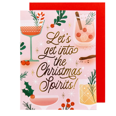 Christmas Spirits Cocktail Cards