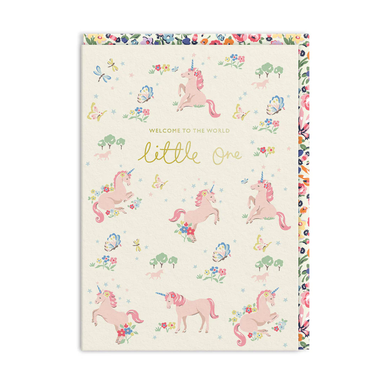 Cath Kidston Hello Little One Unicorn Card