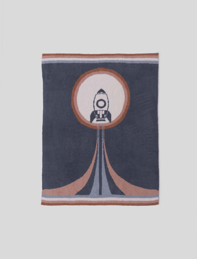 Spaceship Stroller Blanket