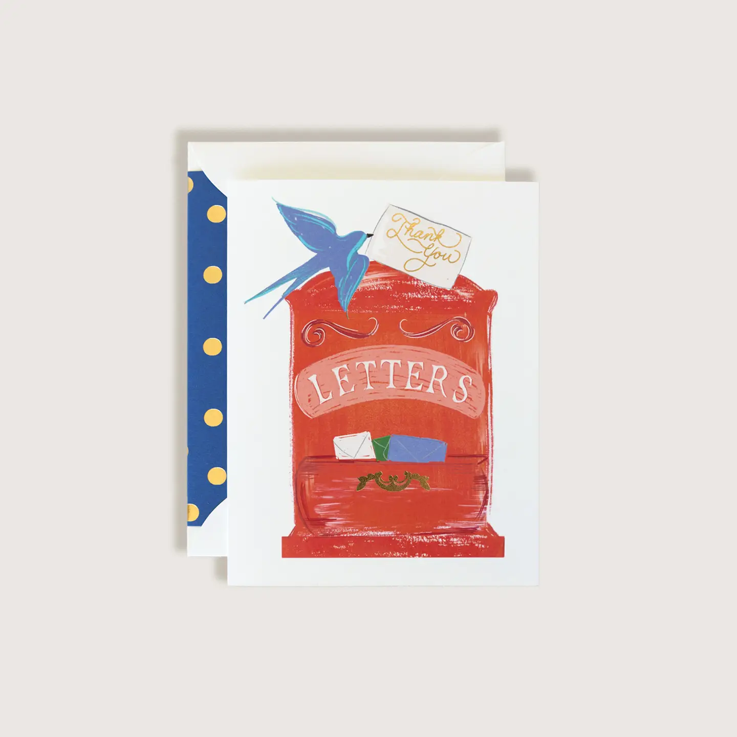 Mailbox Letters Thank You Card