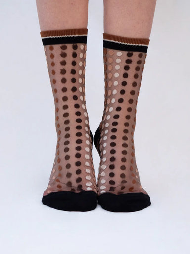 Vetrata Brown Socks 36/38