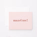 Classic Mazel Tov Pink Card