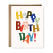 Colorful Happy Birthday Card