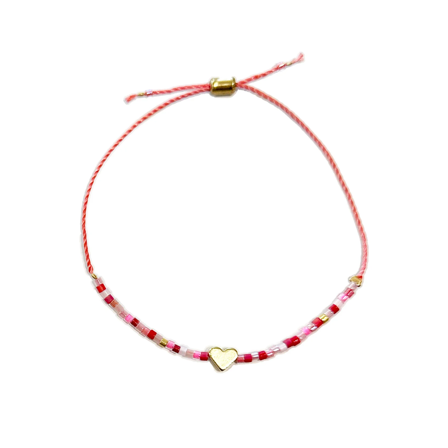 Pink Candy Heart Bracelet