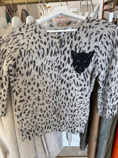 Leopard Jaguar Cardigan Sweater