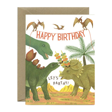 Dinosaur Party Card