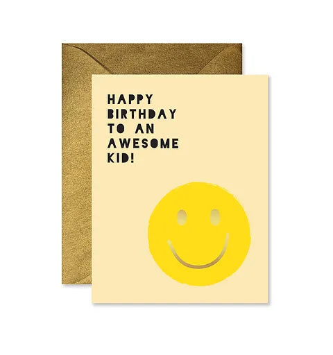 Awesome Kid Birthday Greeting Card