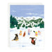 Skiing Pups Holiday Card