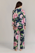 Pink Peony Navy Cotton Pajamas