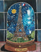 Paris Holiday Snow Globe Card