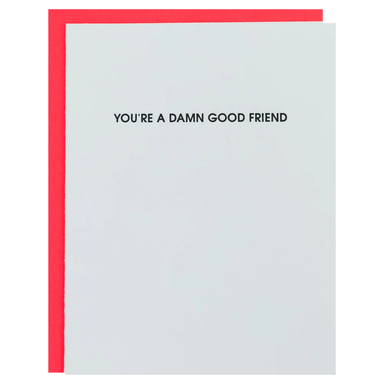 Damn God Friend Card