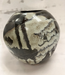 Marble Charcoal Large Sphere Vase