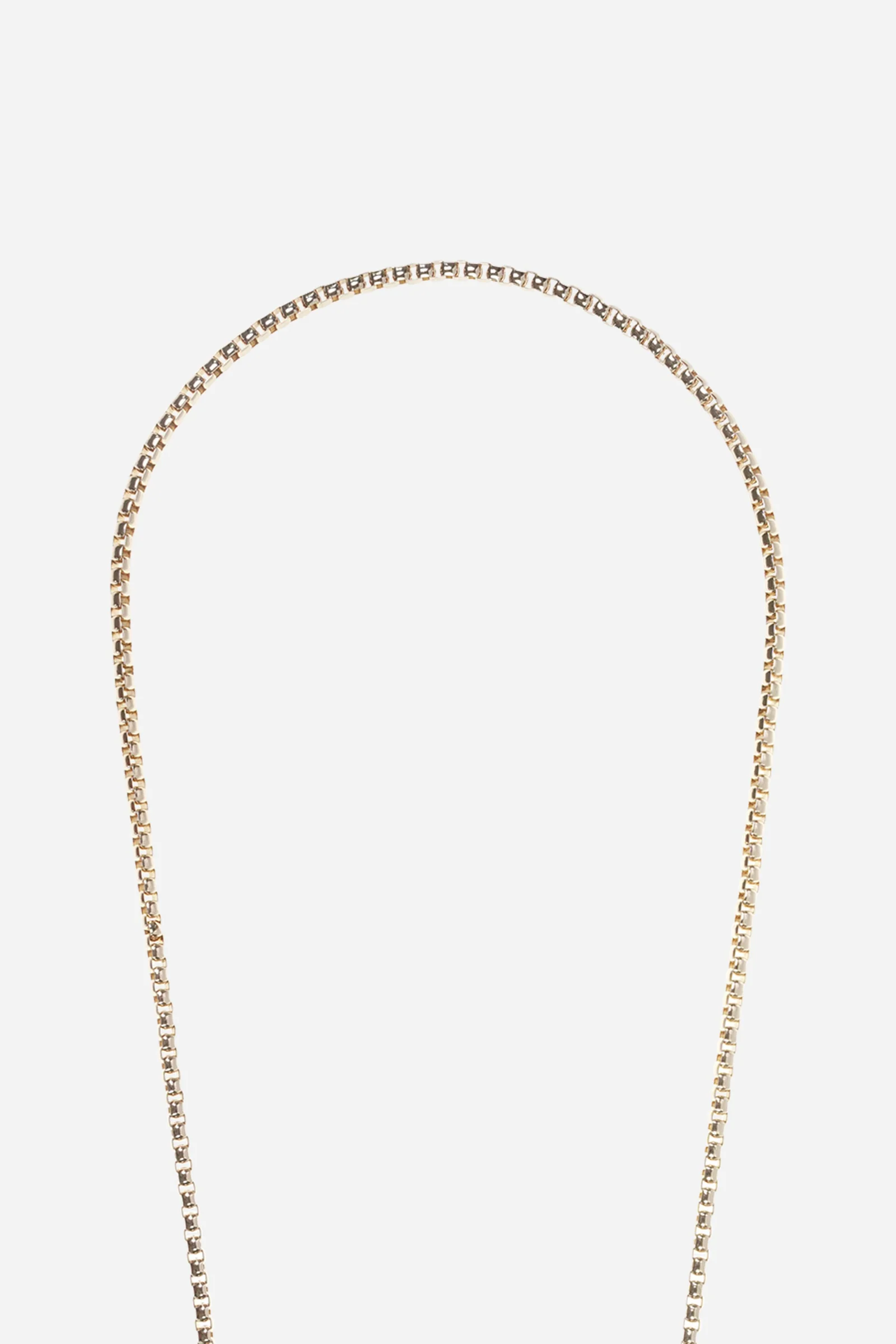Lia Gold Metal Long Phone Chain