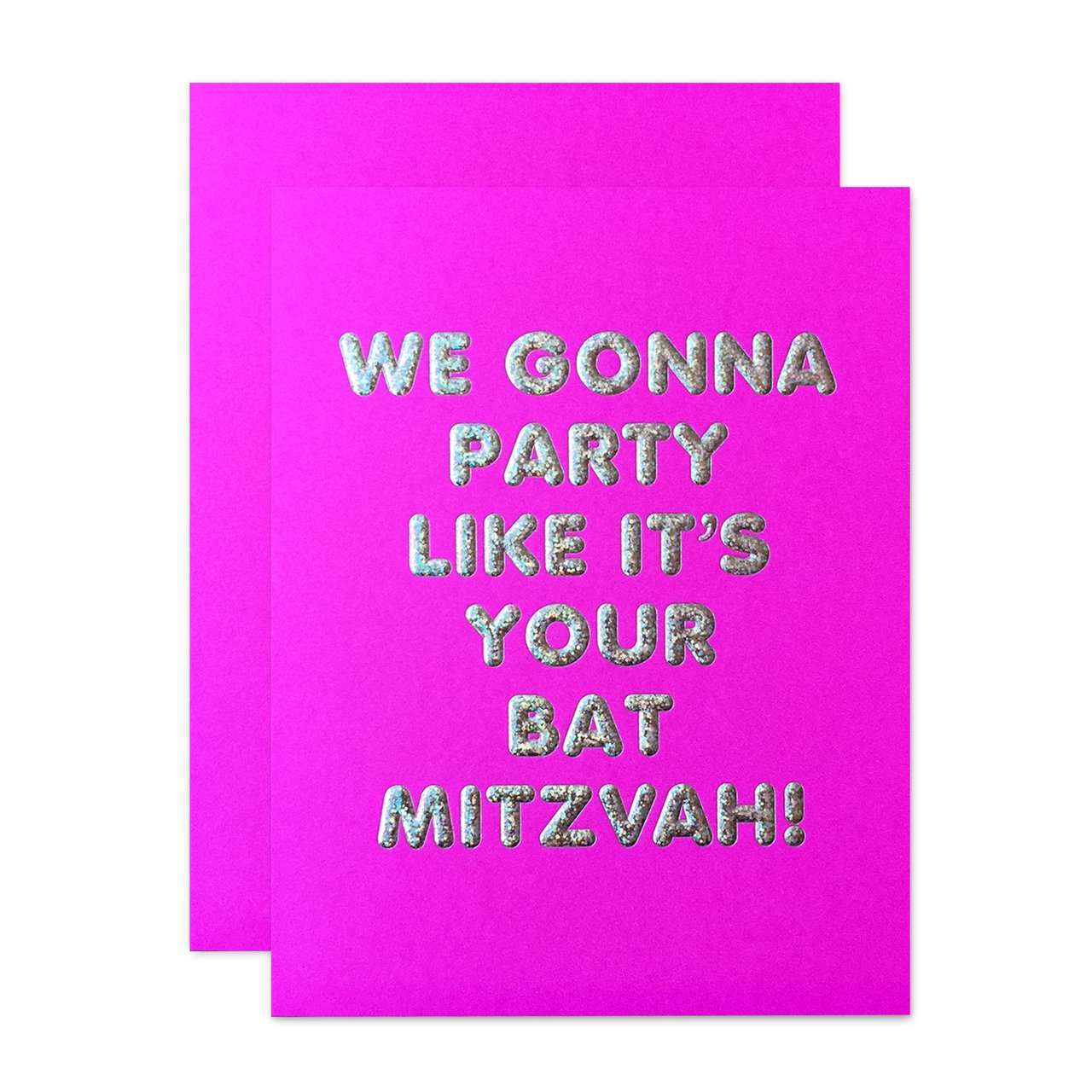 Bat Mitzvah Card