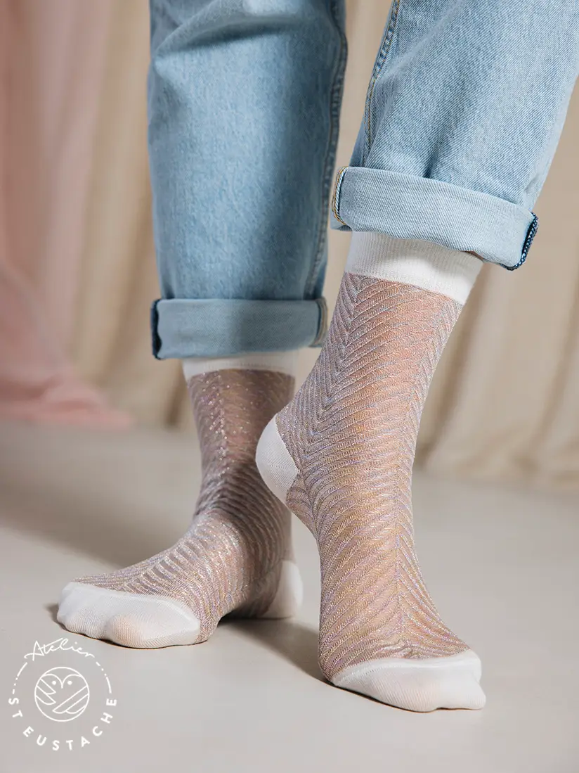 Iridescent Fir Socks 39/41