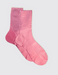 Rosa One Ribbed Laminated Socks