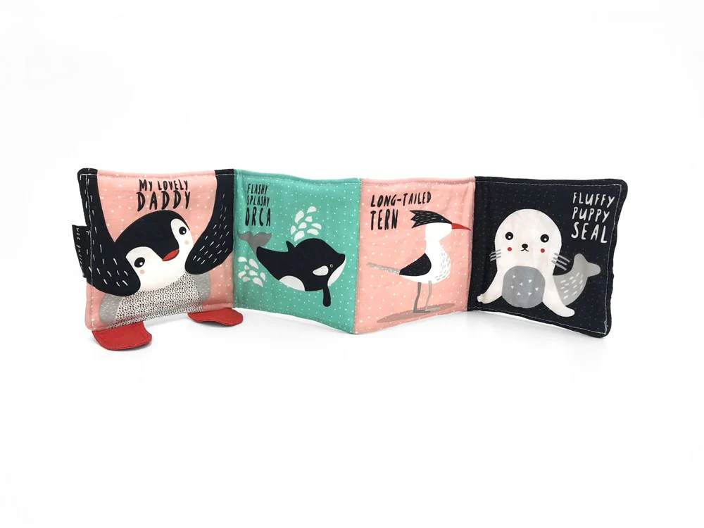 Pitter Patter Penguin Fabric Book