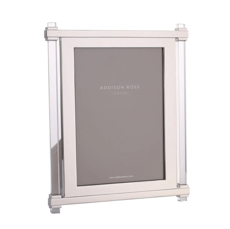 Acrylic Pillar Silver Frame 8x10
