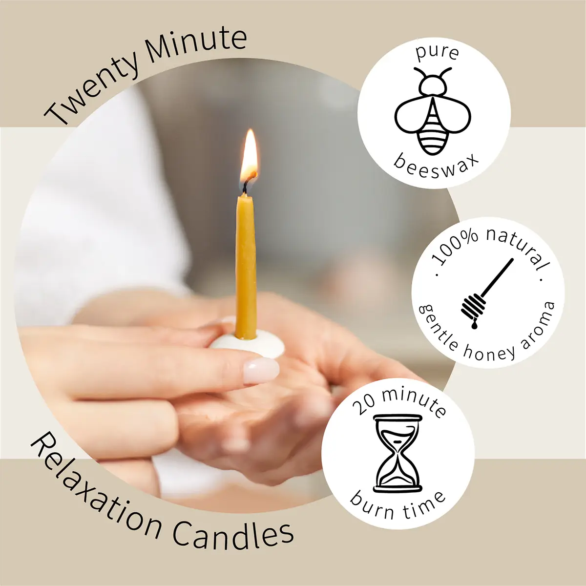 Take Some Time Folk Candles