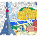 Paris Giant Coloring Poster