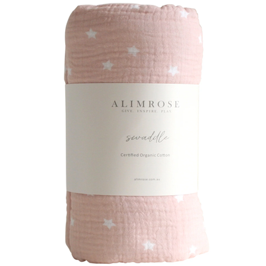 Petal Muslin Swaddle Starry Night