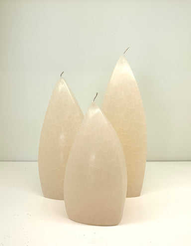 Free Form Ivory Candle