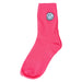 Pink Smiley Face Socks