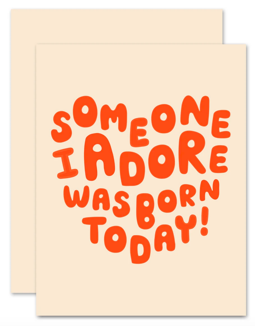 Adore Birthday Card