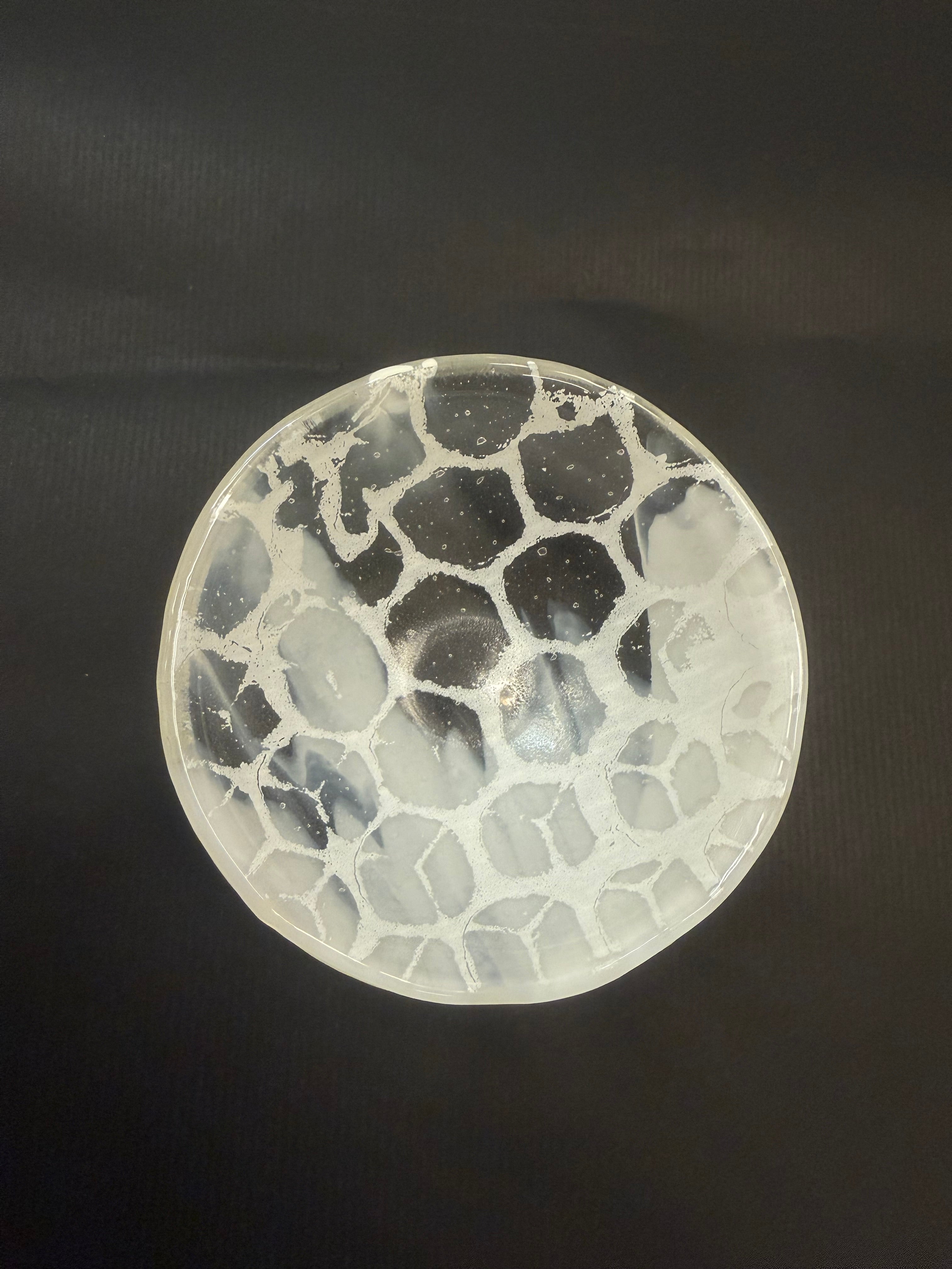Honeycomb White Whisp Small Bowl