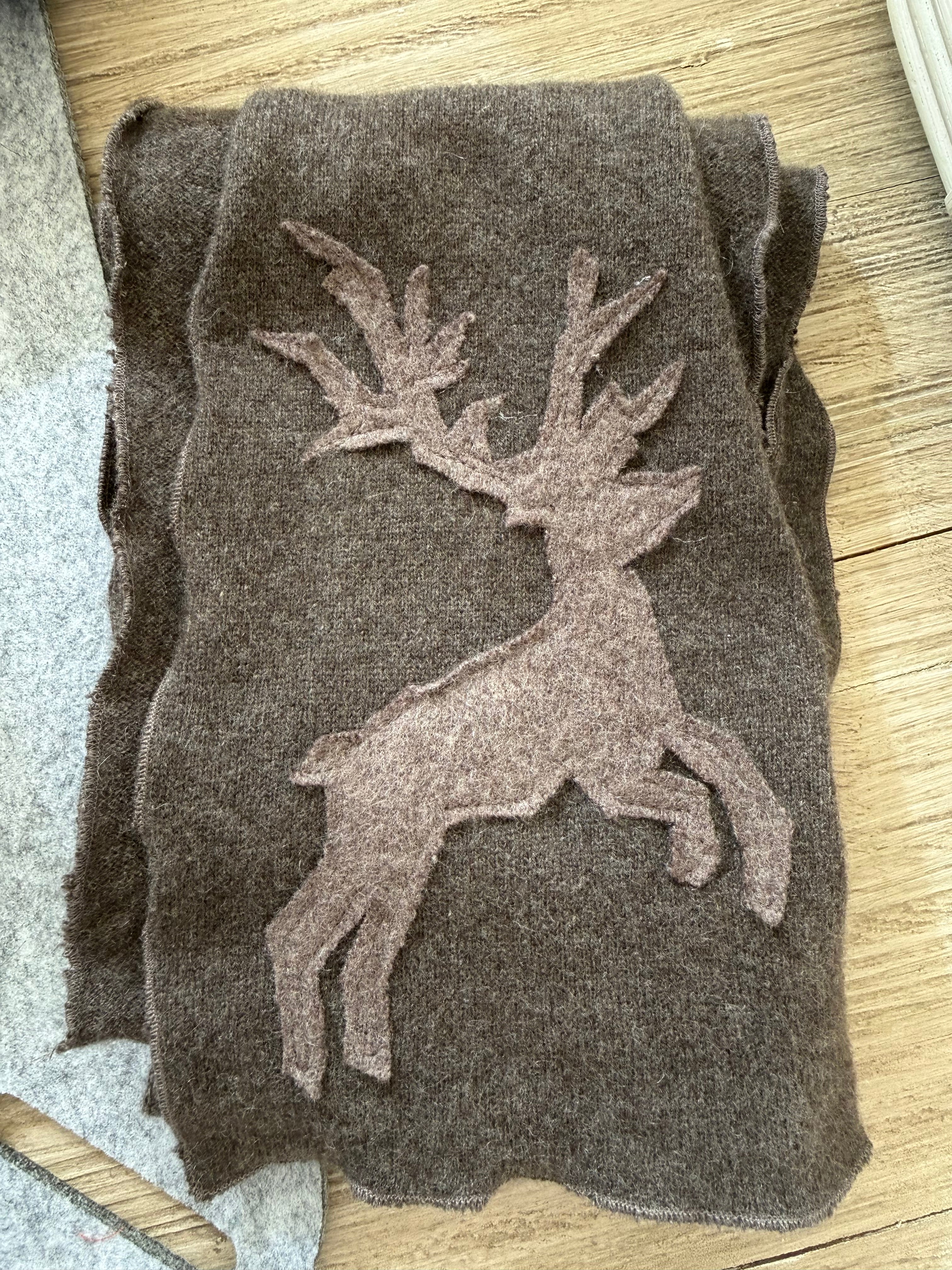 Brown Deer Scarf