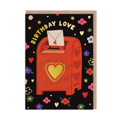 Birthday Love Postbox Card