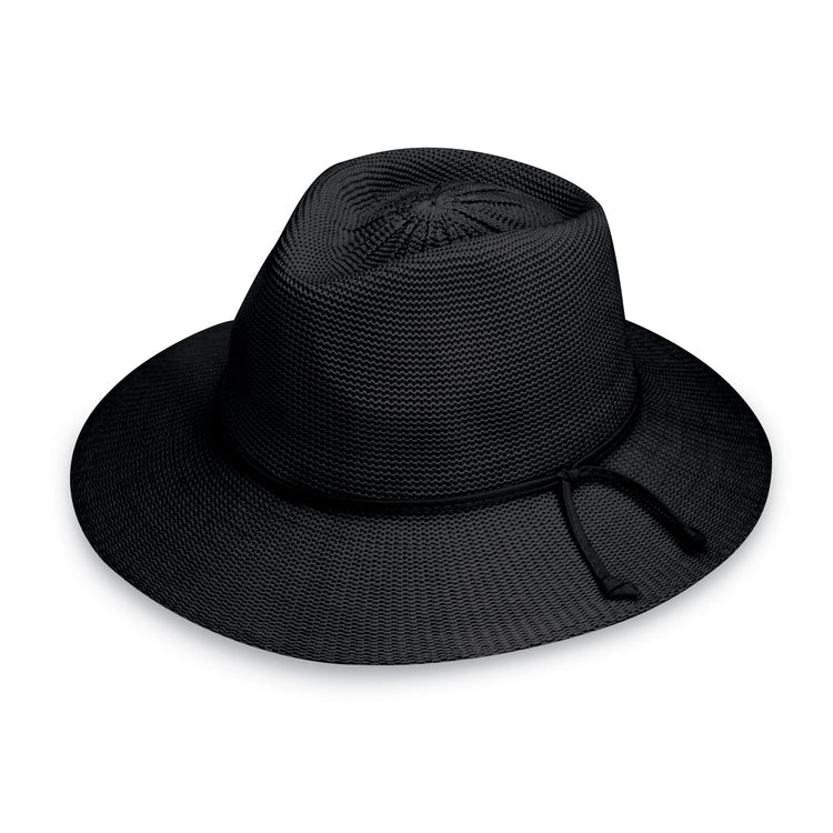 Black Victoria Fedora Hat