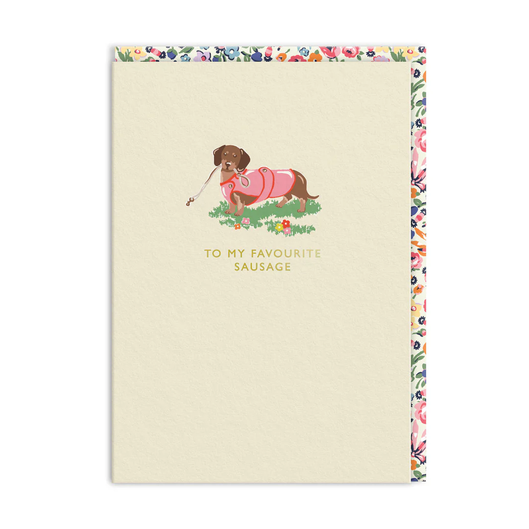 Cath Kidston To My Favourite Sausage Card