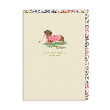 Cath Kidston To My Favourite Sausage Card